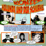 Holunda & der Schurke im POP, Berlin | Flyer © pyrolator - Kurt Dahlke